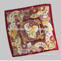 Classic Large Pure Silk Hand Hemmed Scarf